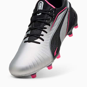 Botines de fútbol para suelo firme/artificial para mujer KING ULTIMATE, PUMA Silver-PUMA Black-Sun Struck-PUMA White, extralarge