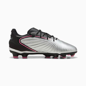キッズ キング マッチ HG + ミッド サッカー スパイク 20-24cm, PUMA Silver-PUMA Black-Sun Struck-PUMA White, extralarge-JPN