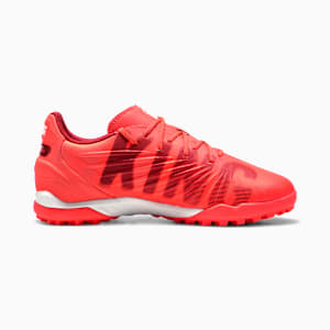 キッズ キング マッチ TT + ミッド サッカー トレーニングシューズ 20-24cm, Glowing Red-PUMA White-Red Fire, extralarge-JPN