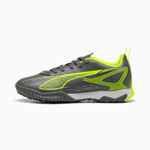 キッズ ウルトラ 5 プレイ TT + ミッド サッカー トレーニングシューズ 20-24cm, Matte Aged Silver-Yellow Alert-Puma Aged Silver, extralarge-JPN