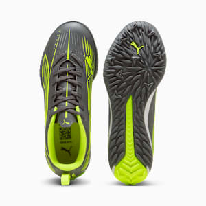 キッズ ウルトラ 5 プレイ TT + ミッド サッカー トレーニングシューズ 20-24cm, Matte Aged Silver-Yellow Alert-Puma Aged Silver, extralarge-JPN