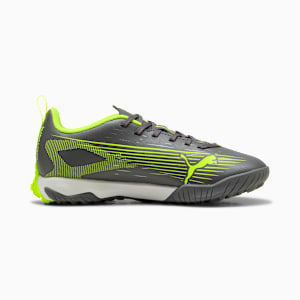キッズ ウルトラ 5 プレイ TT + ミッド サッカー トレーニングシューズ 20-24cm, Matte Aged Silver-Yellow Alert-Puma Aged Silver, extralarge-JPN