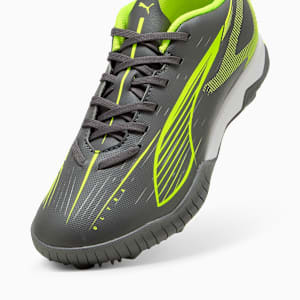キッズ ウルトラ 5 プレイ TT + ミッド サッカー トレーニングシューズ 20-24cm, Matte Aged Silver-Yellow Alert-Puma Aged Silver, extralarge-JPN