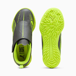 キッズ ウルトラ 5 プレイ V TT サッカー トレーニングシューズ 17-22.5cm, Matte Aged Silver-Yellow Alert-Puma Aged Silver, extralarge-JPN