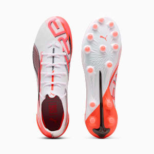 メンズ ウルトラ 5 アルティメット AG サッカー スパイク, PUMA White-PUMA Black-Glowing Red, extralarge-JPN