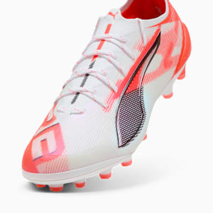 メンズ ウルトラ 5 アルティメット AG サッカー スパイク, PUMA White-PUMA Black-Glowing Red, extralarge-JPN