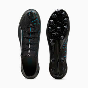 メンズ ウルトラ 5 アルティメット AG サッカー スパイク, PUMA Black-PUMA Silver-Bright Aqua, extralarge-JPN