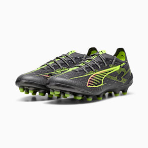 メンズ ウルトラ 5 アルティメット AG サッカー スパイク, Matte Aged Silver-Yellow Alert-Sun Struck, extralarge-JPN