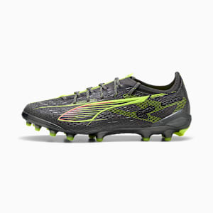 メンズ ウルトラ 5 アルティメット AG サッカー スパイク, Matte Aged Silver-Yellow Alert-Sun Struck, extralarge-JPN