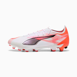 メンズ ウルトラ 5 アルティメット HG サッカー スパイク, PUMA White-PUMA Black-Glowing Red, extralarge-JPN