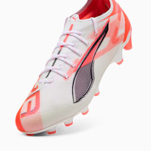 メンズ ウルトラ 5 アルティメット HG サッカー スパイク, PUMA White-PUMA Black-Glowing Red, extralarge-JPN