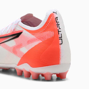 メンズ ウルトラ 5 アルティメット MG サッカー スパイク, PUMA White-PUMA Black-Glowing Red, extralarge-JPN
