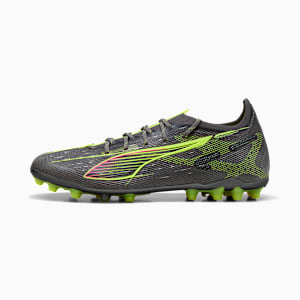 メンズ ウルトラ 5 アルティメット MG サッカー スパイク, Matte Aged Silver-Yellow Alert-Sun Struck, extralarge-JPN