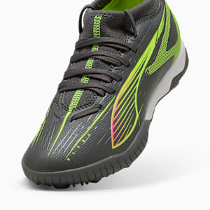 キッズ ウルトラ 5 マッチ TT + ミッド サッカー トレーニングシューズ 20-24cm, Matte Aged Silver-Yellow Alert-Puma Aged Silver, extralarge-JPN