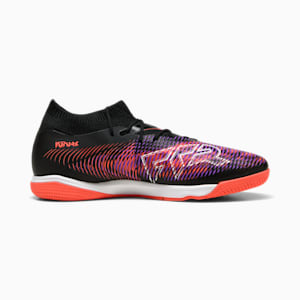 FUTURE 8 MATCH Indoor Training Men's Soccer Cleats, PUMA Black-PUMA White-Glowing Red, extralarge