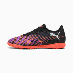 FUTURE 8 PLAY TT Men's Soccer Cleats, PUMA Black-PUMA White-Glowing Red, extralarge