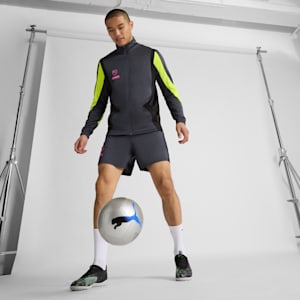 Tacos de fútbol FUTURE 8 PLAY TT, PUMA Black-Cool Light Gray-Fluo Green, extralarge