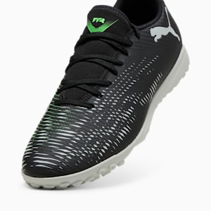 Tacos de fútbol FUTURE 8 PLAY TT, PUMA Black-Cool Light Gray-Fluo Green, extralarge
