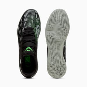 Tacos de fútbol FUTURE 8 PLAY IT, PUMA Black-Cool Light Gray-Fluo Green, extralarge