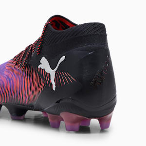 Tacos de fútbol FUTURE 8 ULTIMATE FG/AG para mujer, PUMA Black-PUMA White-Glowing Red, extralarge