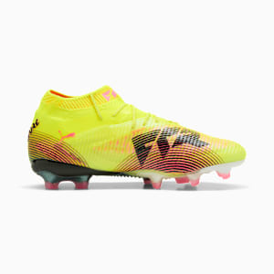 Tacos de fútbol FUTURE 8 ULTIMATE FG/AG para mujer, Yellow Alert-PUMA Black-Sun Struck, extralarge