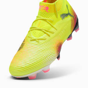 Tacos de fútbol FUTURE 8 ULTIMATE FG/AG para mujer, Yellow Alert-PUMA Black-Sun Struck, extralarge