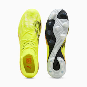 FUTURE 8 MATCH Firm Ground/Artificial Ground Women's Soccer Cleats, Yellow Alert-PUMA Black-Sun Struck, extralarge