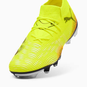 FUTURE 8 MATCH Firm Ground/Artificial Ground Women's Soccer Cleats, Yellow Alert-PUMA Black-Sun Struck, extralarge