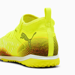 キッズ フューチャー 8 マッチ TT ＋ ミッド サッカー トレーニングシューズ 20-24cm, Yellow Alert-PUMA Black-Sun Struck, extralarge-JPN