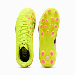 キッズ フューチャー 8 プレイ HG ＋ ミッド サッカー スパイク 20-24.5cm, Yellow Alert-PUMA Black-Sun Struck, extralarge-JPN
