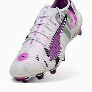 Tacos de fútbol ULTRA 5 ULTIMATE FOREVER FG, PUMA White-Pure Magenta-Feather Gray-PUMA Black, extralarge