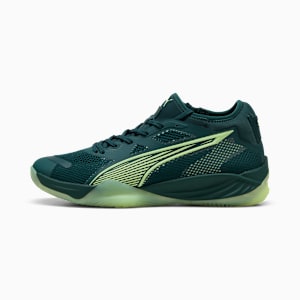 Eliminate NITRO™ SQD 4 Court Shoes, Green Terrain-Fizzy Light-PUMA White-PUMA Silver, extralarge