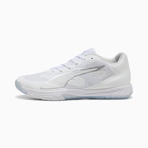 Tenis de balonmano Accelerate Turbo 4, PUMA White-PUMA Silver-Ash Gray, extralarge