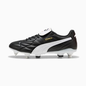 KING TOP MxSG Football Boots Unisex, PUMA Black-PUMA White-PUMA Gold, large