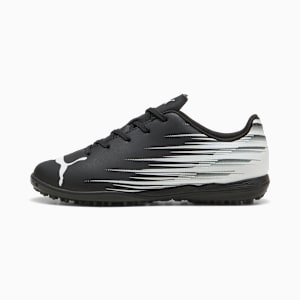 ATTACANTO II TT Soccer Cleats Youth, PUMA Black-PUMA White, extralarge