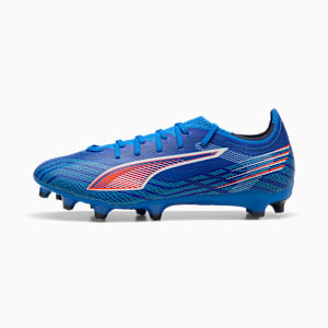 ULTRA 6 MATCH FG/AG Football Boots Unisex, Ultra Blue-PUMA White-Glowing Red, extralarge
