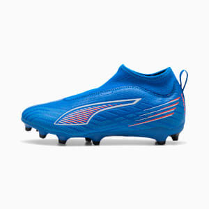 ULTRA 6 MATCH+ FG/AG Laceless Football Boots Youth, Ultra Blue-PUMA White-Glowing Red, large-GBR