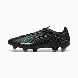 ULTRA 6 PLAY MxSG Football Boots Unisex, PUMA Black-Fizzy Light-Green Terrain, extralarge-GBR
