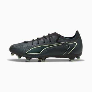 ULTRA 6 PRO FG/AG Football Boots Unisex, PUMA Black-Fizzy Light-Green Terrain, extralarge
