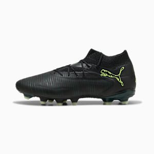 FUTURE 8 PRO FG/AG Football Boots Unisex, PUMA Black-Fizzy Light-Green Terrain, extralarge