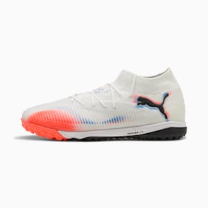 FUTURE 8 PRO Cage Football Boots Unisex, PUMA White-PUMA Black-Glowing Red, extralarge-GBR