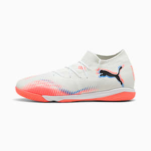 FUTURE 8 MATCH Futsal Boots Unisex, PUMA White-PUMA Black-Glowing Red, extralarge