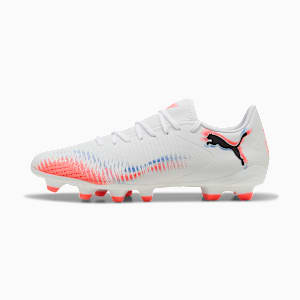 FUTURE 8 PLAY FG/AG Football Boots Unisex, PUMA White-PUMA Black-Glowing Red, extralarge-GBR