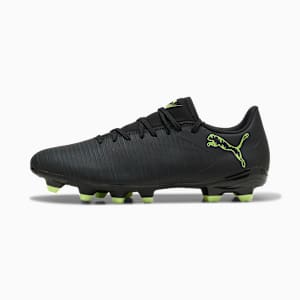 FUTURE 8 PLAY FG/AG Football Boots Unisex, PUMA Black-Fizzy Light-Green Terrain, extralarge-GBR