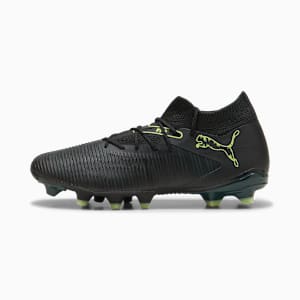 FUTURE 8 MATCH FG/AG Football Boots Women, PUMA Black-Fizzy Light-Green Terrain, extralarge-GBR