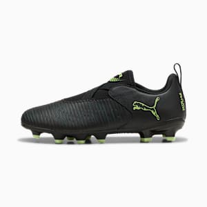 FUTURE 8 MATCH FG/AG Laceless Football Boots Youth, PUMA Black-Fizzy Light-Green Terrain, extralarge-GBR