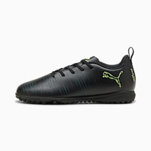 FUTURE 8 PLAY TT Football Boots Youth, PUMA Black-Fizzy Light-Green Terrain, extralarge-GBR