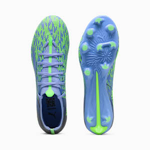 PUMA x CHRISTIAN PULISIC ULTRA 5 MATCH Chasing the Dream Firm Ground/Artificial Ground Men's Soccer Cleats, Elektro Purple-Green Glare, extralarge