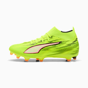 ULTRA 6 MATCH+ FG Football Boots Women, Yellow Alert-PUMA Black-Glowing Red-Lime Squeeze, large-GBR