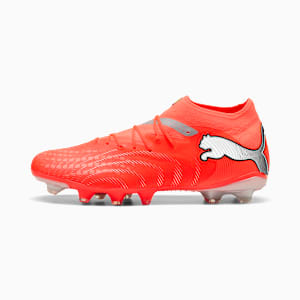 FUTURE 9 PRO FG/AG Football Boots Unisex, Glowing Red-PUMA White-PUMA Black-PUMA Silver, large-GBR